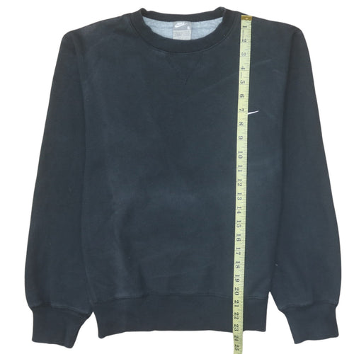Nike Men's Black Small Crew Neck Pullover Sweatshirt