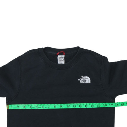 The North Face Boys Black Cotton Crew Neck Pullover Sweatshirt 14-16 Years