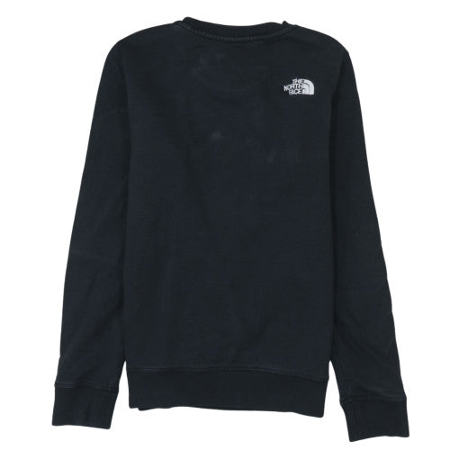 The North Face Boys Black Cotton Crew Neck Pullover Sweatshirt 14-16 Years