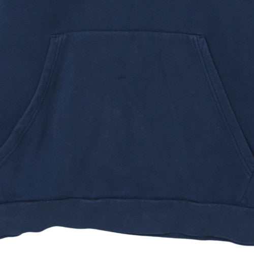 Adidas Men’s Blue Pullover Hoodie L Fleece Sportswear