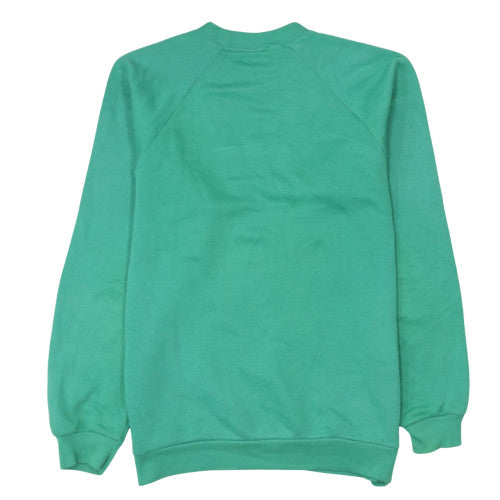 Levi's Men Green Pullover Sweatshirt L Crew Neck Vintage Style