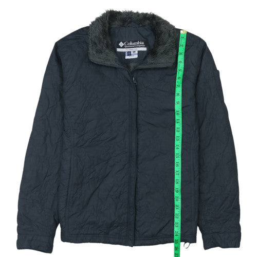 Columbia Women's Black L Nylon Interchange Full Zip Winter Jacket