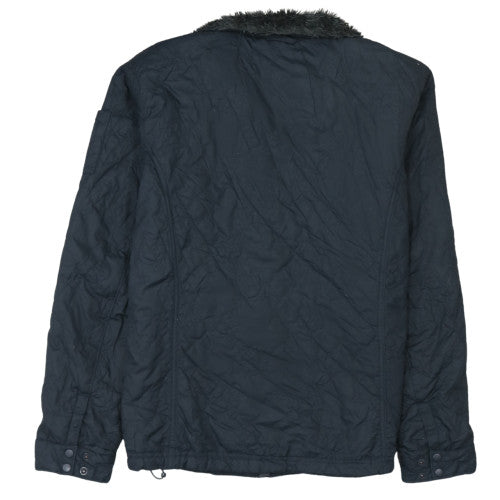 Columbia Women's Black L Nylon Interchange Full Zip Winter Jacket