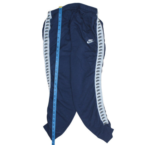 Nike Men's Blue Track Pants M Jogger Style Logo Side Stripe