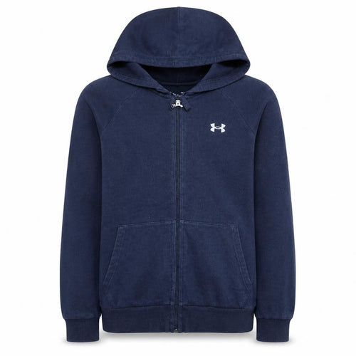 Under Armour Men's Navy Blue Full Zip Hoodie Size M ColdGear