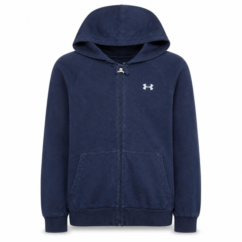 Under Armour Men's Navy Blue Full Zip Hoodie Size M ColdGear