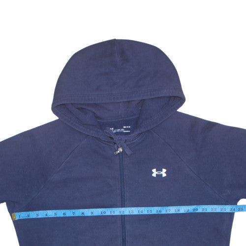 Under Armour Men's Navy Blue Full Zip Hoodie Size M ColdGear