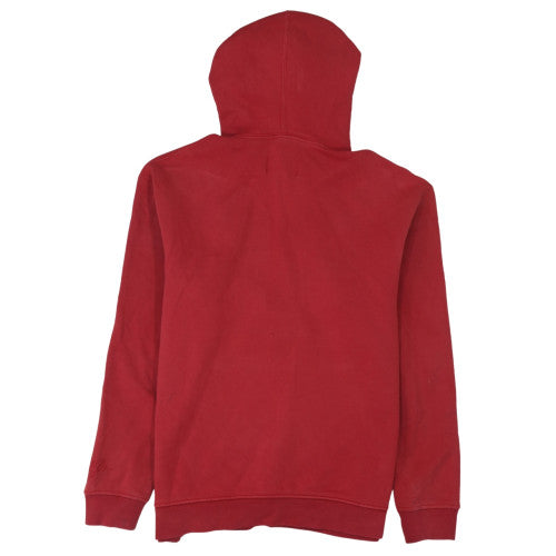 Jordan Mens Red Pullover Hoodie M Regular Fit Logo Fleece