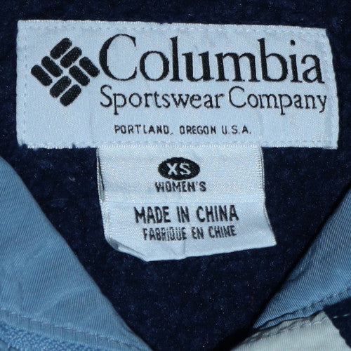 Columbia Women's Blue XS Puffer Jacket Waterproof Windproof Lined