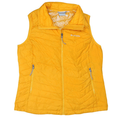 Columbia Mens Yellow XL Puffer Waistcoat Outdoor Insulated Gilet