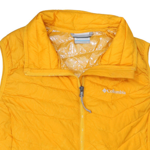 Columbia Mens Yellow XL Puffer Waistcoat Outdoor Insulated Gilet