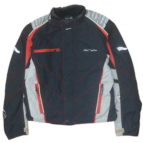 MacAdam Men's Black L Motorcycle Jacket Lined Waterproof Windproof L
