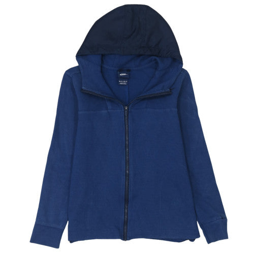 Nike Men's Blue Full Zip Hoodie XS Fleece Regular Fit