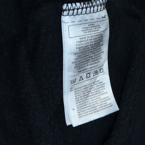 Adidas Women Black 1/4 Zip Pullover Sweatshirt Size 12 UK