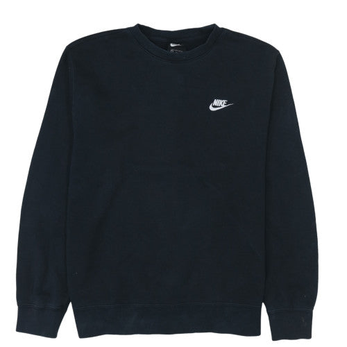 Nike Men's Black Crew Neck Pullover Sweatshirt Size M