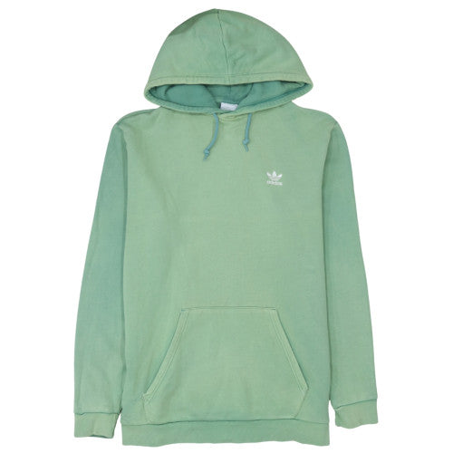 Adidas Mens Green Pullover Hoodie Size L Regular Fit