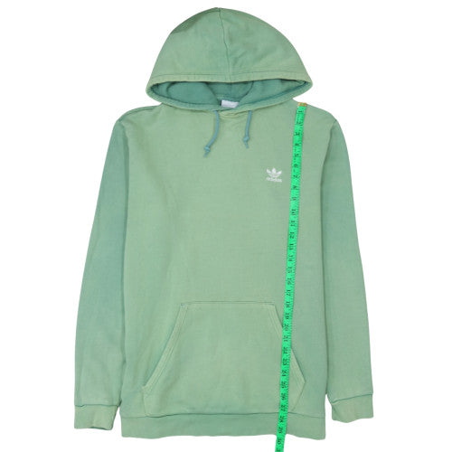 Adidas Mens Green Pullover Hoodie Size L Regular Fit