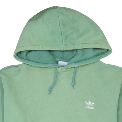Adidas Mens Green Pullover Hoodie Size L Regular Fit
