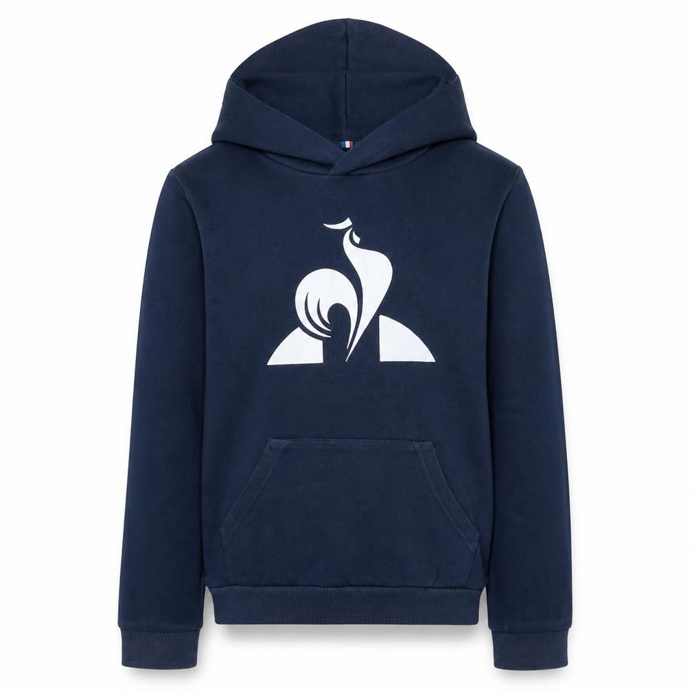 Le Coq Sportif Boys Navy Blue Pullover Hoodie 14 Years Cotton Blend