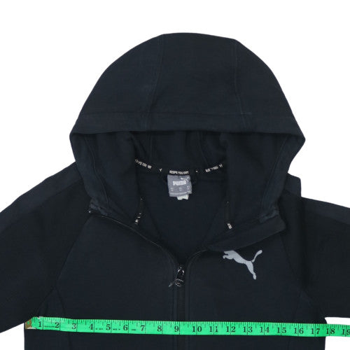 Puma Men's Black XS Full Zip Sports Hoodie Fleece