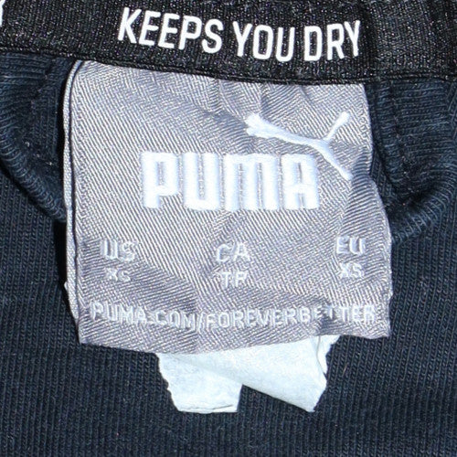 Puma Men's Black XS Full Zip Sports Hoodie Fleece