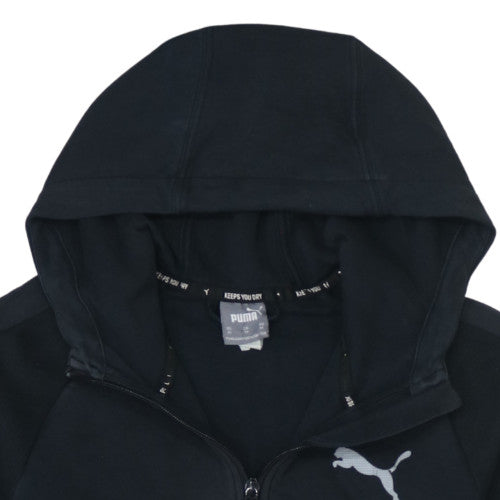 Puma Men's Black XS Full Zip Sports Hoodie Fleece