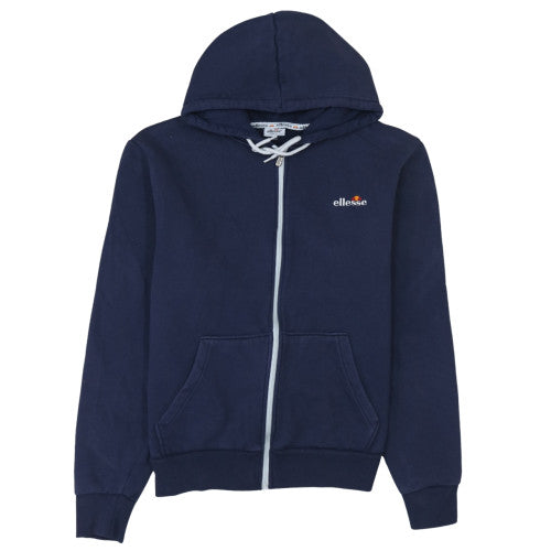 Ellesse Men Blue Full Zip Hoodie L Sports Casual Sweatshirt