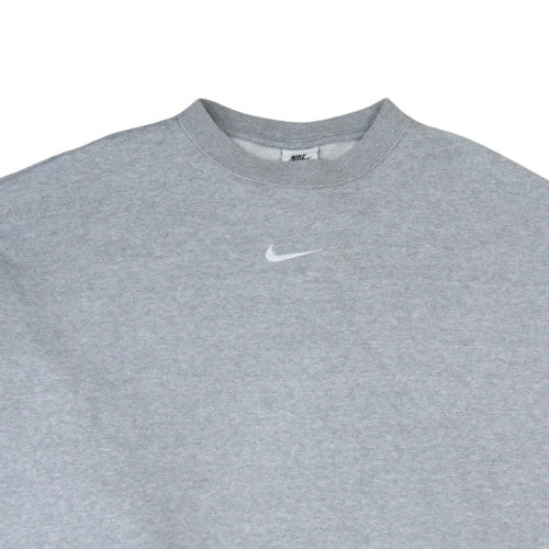 Nike Men's Grey Crew Neck Pullover Sweatshirt M Regular Fit