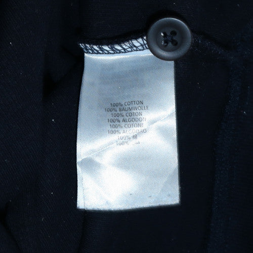 GANT Men's Navy Blue Cotton Long Sleeve Collared Pullover Sweatshirt L