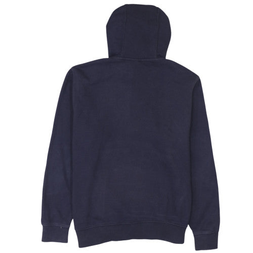 Nike Men's Blue Pullover Hoodie Medium Fleece Logo Sweatshirt