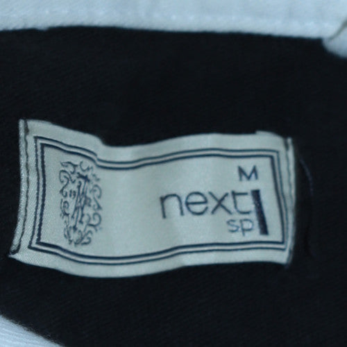 Next Men's Black & Green Collared Rugby Sweatshirt M