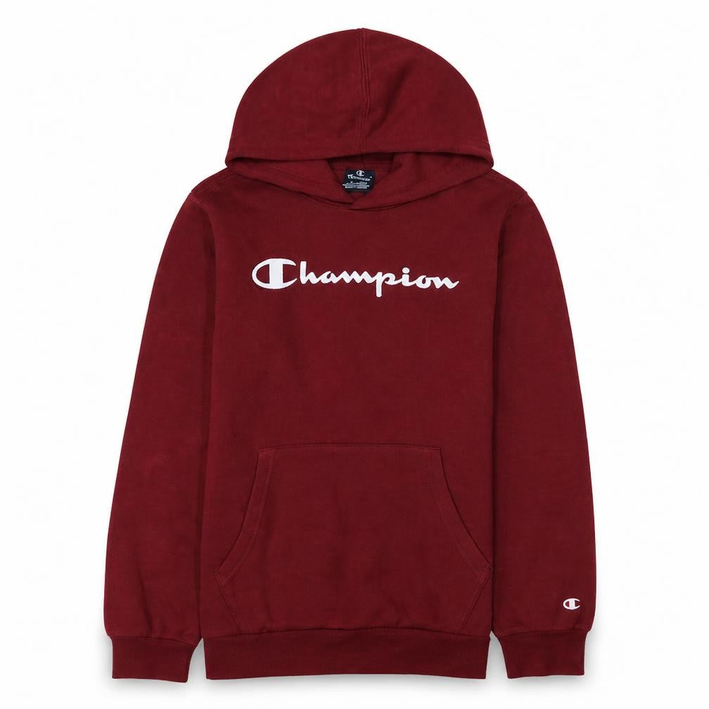 Champion Boys Red Pullover Hoodie 13-14 Years Logo Fleece Sweatshirt