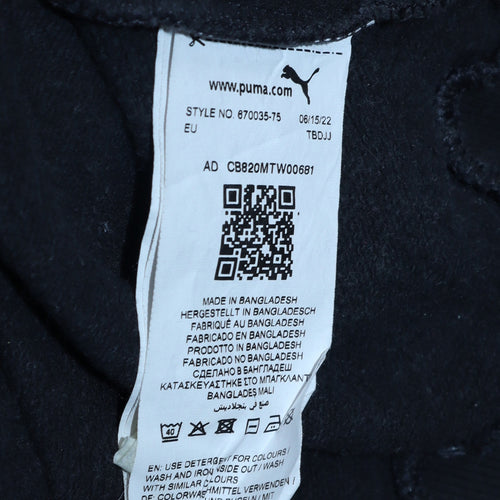 Puma Women's Black Medium Pullover Sweatshirt Logo Crew Neck