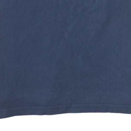 Levi's Men's Blue Slim Fit V-Neck Cotton T-Shirt Size M