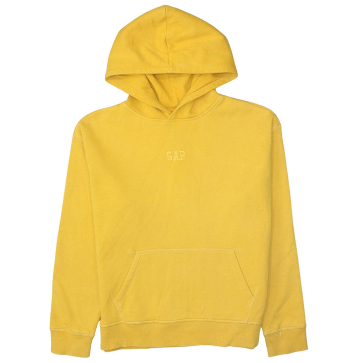 GAP Kids Boys Yellow Pullover Hoodie XL 14-16 Cotton Blend Sweatshirt