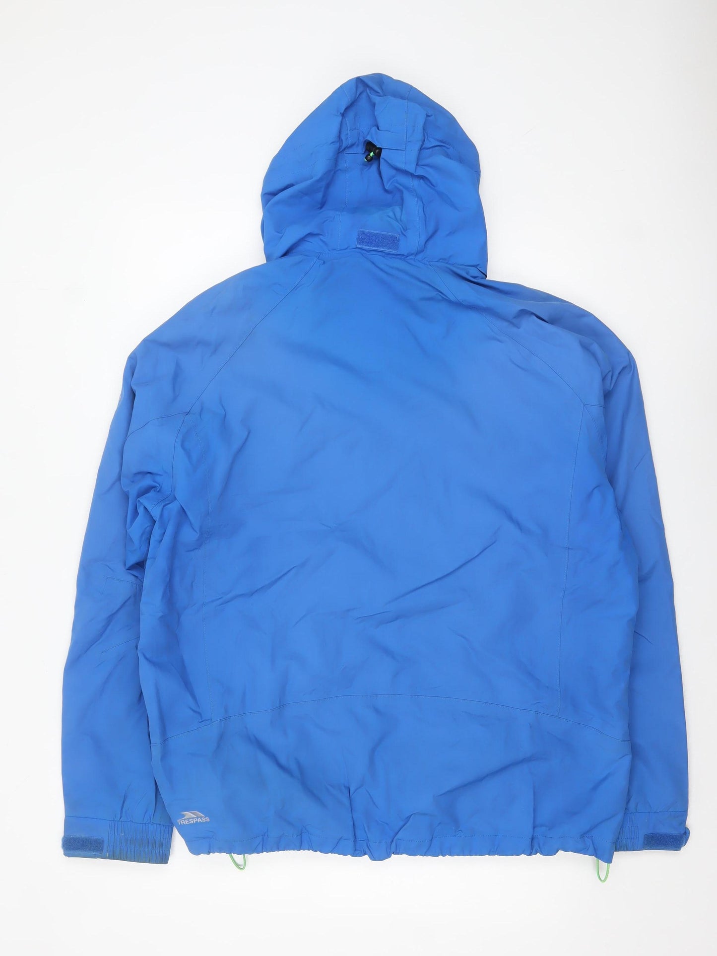 Trespass Men Blue Waterproof Hooded Parka Jacket Size L