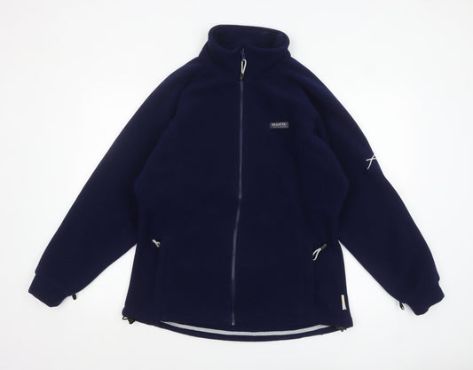 Regatta Women's Blue Full Zip Fleece Outdoor Jacket Size 12