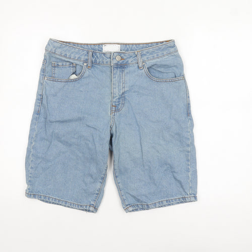ASOS DESIGN Men’s Blue Denim Chino Shorts Size M 32in Waist Casual