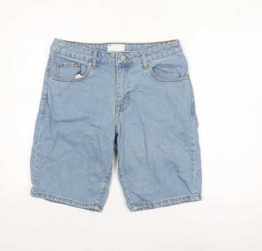 ASOS DESIGN Men’s Blue Denim Chino Shorts Size M 32in Waist Casual