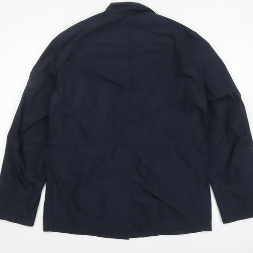 Ben Sherman Men's Blue Mid-Length Polyester Casual Jacket M