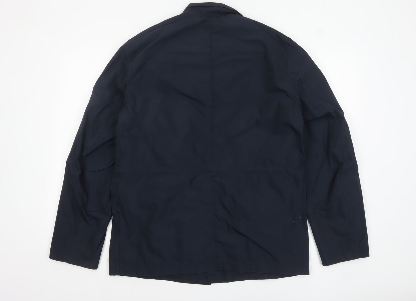 Ben Sherman Men's Blue Mid-Length Polyester Casual Jacket M