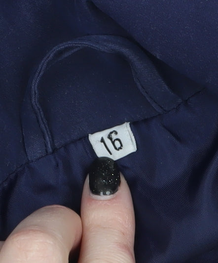 Jbc Collection by Image Women’s Blue Size 16 Waterproof Rain Jacket