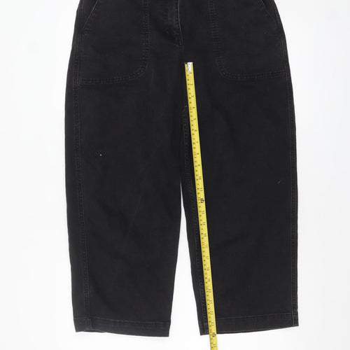 OAS Ordinary Attire Studio Women Black Size 12 Straight Jeans