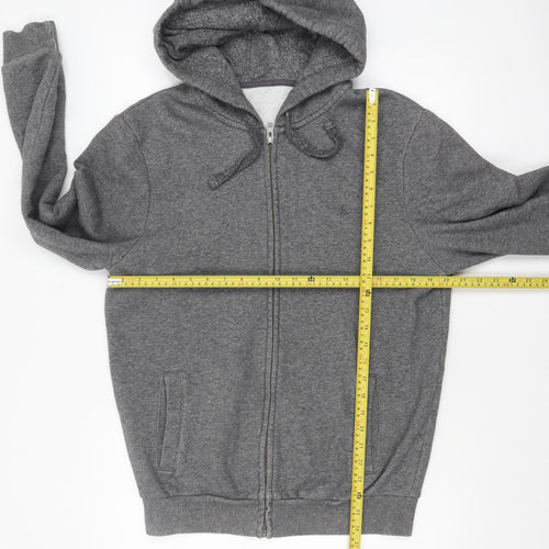 Jack Wills Men's Grey Full Zip Hoodie Sweatshirt Size M