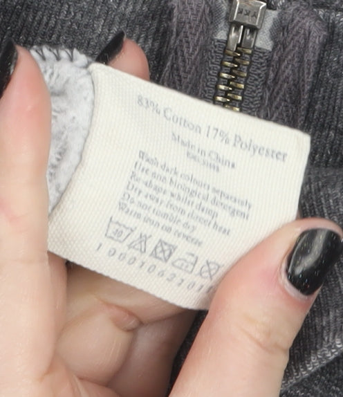 Jack Wills Men's Grey Full Zip Hoodie Sweatshirt Size M