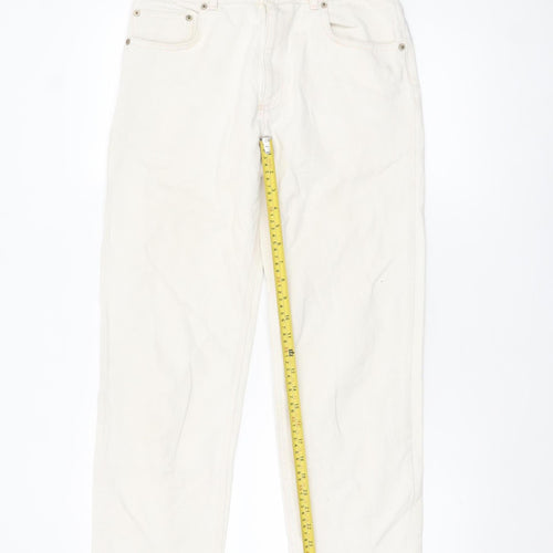 ASOS Women’s Ivory Straight Leg Denim Jeans UK 28 Regular