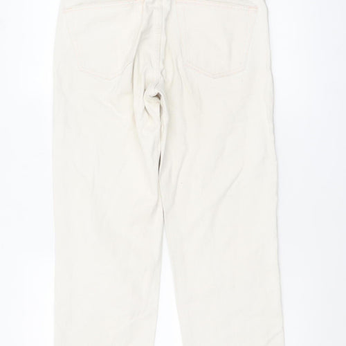 ASOS Women’s Ivory Straight Leg Denim Jeans UK 28 Regular