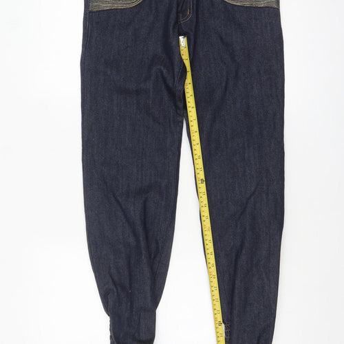 Bleed A Dee Women's Blue Denim Bootcut Jeans Size 12 Cotton