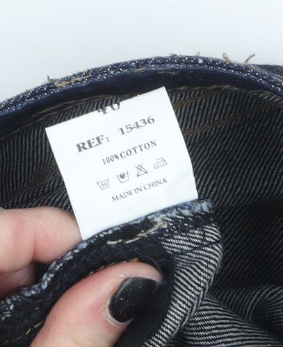 Bleed A Dee Women's Blue Denim Bootcut Jeans Size 12 Cotton