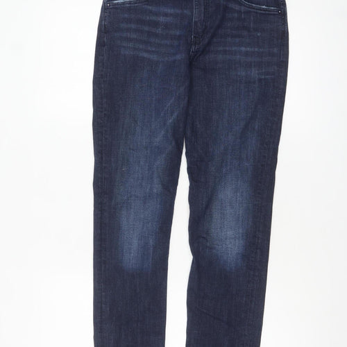 H&M Boys Blue Skinny Fit Super Stretch Jeans Size 164 Denim Casual